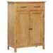 Armoire à chaussures 76x37x105 cm Bois de chêne solide 2 - Photo n°1