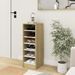 Armoire à chaussures Blanc/chêne sonoma 31,5x35x90 cm - Photo n°1