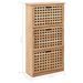 Armoire à chaussures bois de noyer massif Kuando L 55 x H 104 cm - Design Compact - Photo n°8