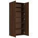 Armoire à chaussures Chêne marron 80x35,5x180cm Bois ingénierie - Photo n°6