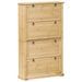 Armoire à chaussures Corona 99x32x163,5 cm bois de pin massif - Photo n°2