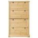 Armoire à chaussures Corona 99x32x163,5 cm bois de pin massif - Photo n°4