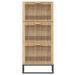 Armoire à chaussures en bois Dekiva L 52 x H 120 cm - Style naturel - Photo n°3