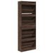 Armoire à chaussures en bois Livio L 60 x H 163 cm – 4 portes rabattables - Photo n°7