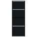 Armoire à chaussures en bois Livio L 60 x H 163 cm – 4 portes rabattables - Photo n°5