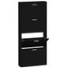 Armoire à chaussures en bois Puerto L 59 x H 150 x P 17 cm – 4 portes rabattables - Photo n°1