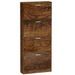 Armoire à chaussures en bois Puerto L 59 x H 150 x P 17 cm – 4 portes rabattables - Photo n°3