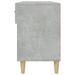 Armoire à chaussures Gris béton 102x35x55 cm Bois d'ingénierie - Photo n°8