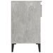 Armoire à chaussures Gris béton 102x36x60 cm Bois d'ingénierie - Photo n°8