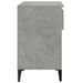 Armoire à chaussures Gris béton 70x36x60 cm Bois d'ingénierie - Photo n°8