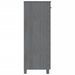 Armoire à chaussures HAMAR Gris foncé 85x40x108 cm Pin massif - Photo n°4