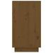 Armoire à chaussures Marron miel 110x34x61cm Bois de pin massif - Photo n°8