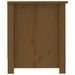 Armoire à chaussures Marron miel 110x38x45,5 cm Bois pin massif - Photo n°5