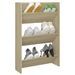 Armoire à chaussures murale Chêne Sonoma 60x18x90 cm - Photo n°1