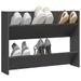 Armoire à chaussures murale en bois kalipé L 80 x H 60 - Option pratique - Photo n°1