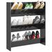 Armoire à chaussures murale en bois kalipé L 80 x H 90 - Format pratique - Photo n°1