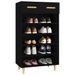 Armoire à chaussures Noir 60x35x105 cm Bois d'ingénierie - Photo n°1