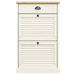 Armoire à chaussures VIGO 60x35x96 cm blanc bois massif de pin - Photo n°5