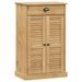 Armoire à chaussures VIGO 60x35x96 cm bois massif de pin - Photo n°1