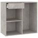 Armoire à cosmétiques Gris béton 80x40x75 cm Bois d'ingénierie - Photo n°1