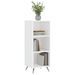 Armoire à étagères blanc brillant 34,5x32,5x90 cm - Photo n°3