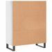 Armoire à étagères blanc brillant 69,5x32,5x90 cm - Photo n°6