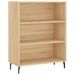 Armoire à étagères chêne sonoma 69,5x32,5x90 cm bois ingénierie - Photo n°1