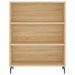 Armoire à étagères chêne sonoma 69,5x32,5x90 cm bois ingénierie - Photo n°4