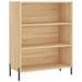 Armoire à étagères chêne sonoma 69,5x32,5x90 cm bois ingénierie - Photo n°1