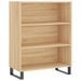 Armoire à étagères chêne sonoma 69,5x32,5x90 cm bois ingénierie - Photo n°1