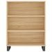 Armoire à étagères chêne sonoma 69,5x32,5x90 cm bois ingénierie - Photo n°4