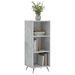 Armoire à étagères gris béton 34,5x32,5x90 cm bois d'ingénierie - Photo n°3