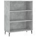 Armoire à étagères gris béton 69,5x32,5x90 cm bois d'ingénierie - Photo n°1