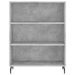 Armoire à étagères gris béton 69,5x32,5x90 cm bois d'ingénierie - Photo n°4