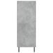 Armoire à étagères gris béton 69,5x32,5x90 cm bois d'ingénierie - Photo n°5