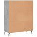 Armoire à étagères gris béton 69,5x32,5x90 cm bois d'ingénierie - Photo n°6