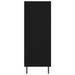 Armoire à étagères noir 69,5x32,5x90 cm bois d'ingénierie - Photo n°5
