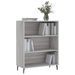 Armoire à étagères sonoma gris 69,5x32,5x90cm bois d'ingénierie - Photo n°3