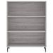 Armoire à étagères sonoma gris 69,5x32,5x90cm bois d'ingénierie - Photo n°4