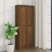 Armoire à livres Chêne marron 82,5x30,5x185,5cm Bois ingénierie - Photo n°1