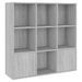 Armoire à livres Sonoma gris 98x30x98 cm - Photo n°1