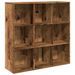 Armoire à livres vieux bois 98x29x97,5 cm - Photo n°2