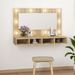 Armoire à miroir avec LED Chêne sonoma 90x31,5x62 cm - Photo n°1