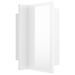 Armoire à miroir de bain à LED Blanc brillant 40x12x45 cm - Photo n°11