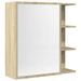 Armoire à miroir de bain Chêne sonoma 62,5x20,5x64 cm - Photo n°2