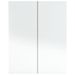 Armoire à miroir de salle de bain 60x15x75 cm MDF Gris - Photo n°6