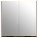 Armoire à miroir de salle de bain Chêne marron 64x20x67 cm - Photo n°6