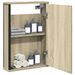 Armoire à miroir de salle de bain chêne sonoma bois ingénierie - Photo n°1