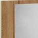 Armoire à miroir LED chêne artisanal 60x12x45cm bois ingénierie - Photo n°10