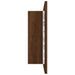 Armoire à miroir LED Chêne marron 60x12x45 cm Bois d'ingénierie - Photo n°9